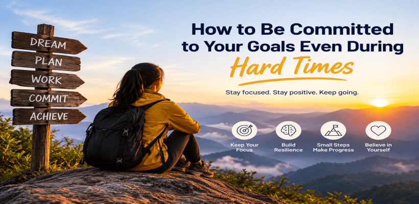 How to Be Committed to Your Goals Even During Hard Times